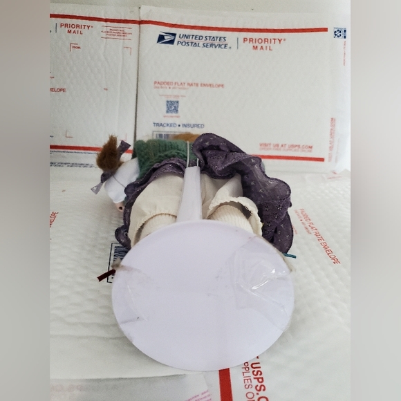 Pippy Longstocking porcelain Cottage Collectible Doll by Ganz - Picture 3 of 4